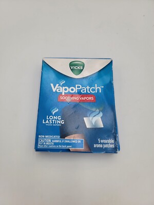 Vicks, VapoPatch, Soothing Vapors, Non-Medicated, 5 Patches