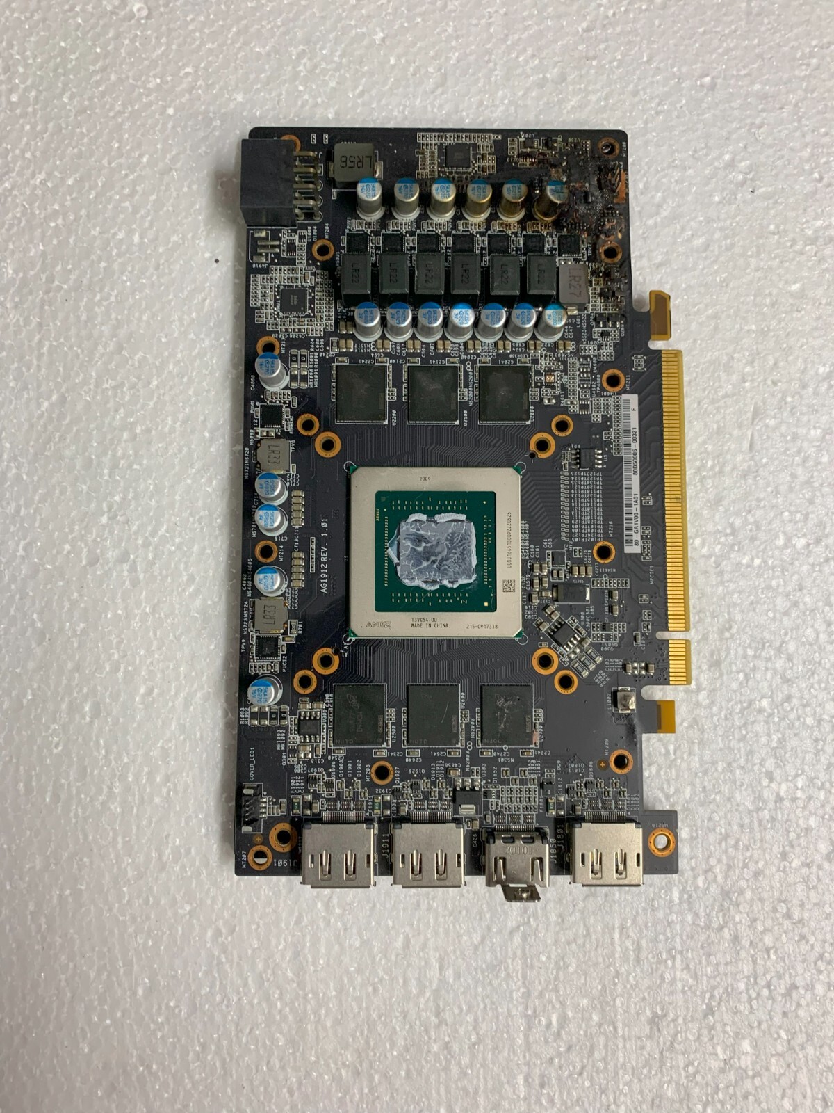 FOR PART ASRock RADEON RX 5600 XT 6GB Phantom Gaming D3 OC BROKEN BOARD. FOR PART ASRock RADEON RX 5600 XT 6GB Phantom Gaming D3 OC BROKEN BOARD.