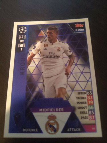 Topps Match Attax 18/19 Toni Kroos 49 | eBay
