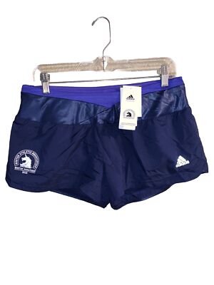 NWT WOMENS M MEDIUM ADIDAS SUPERNOVA BOSTON MARATHON 2015 BAA RUNNING SHORTS
