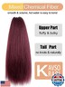 KAVSORAPI Burgundy Braiding Hair 20 Inch Pre Stretched Hair Long Straight Crochet Braids Yaki Texture Synthetic Fiber 3 Packs (118#/Burgundy)
