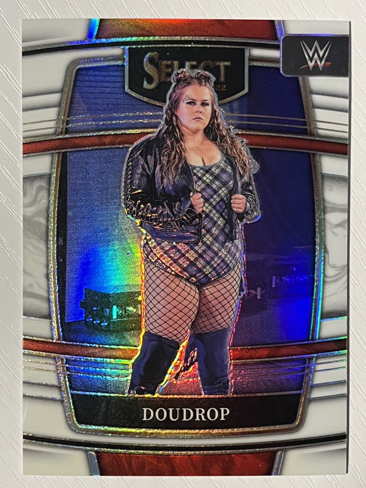 Doudrop 2022 Panini Select WWE Concourse White Prizm #27 15/99
