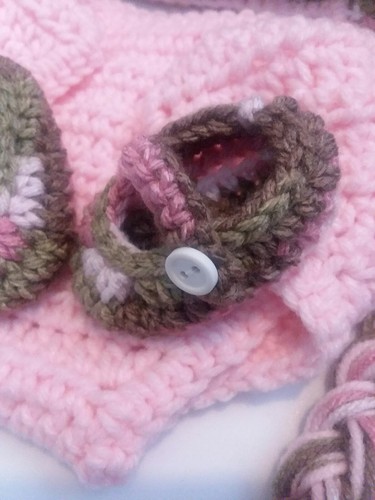 3 piece hand crafted  crochett monkey  set ~ doll clothes for reborn doll NB