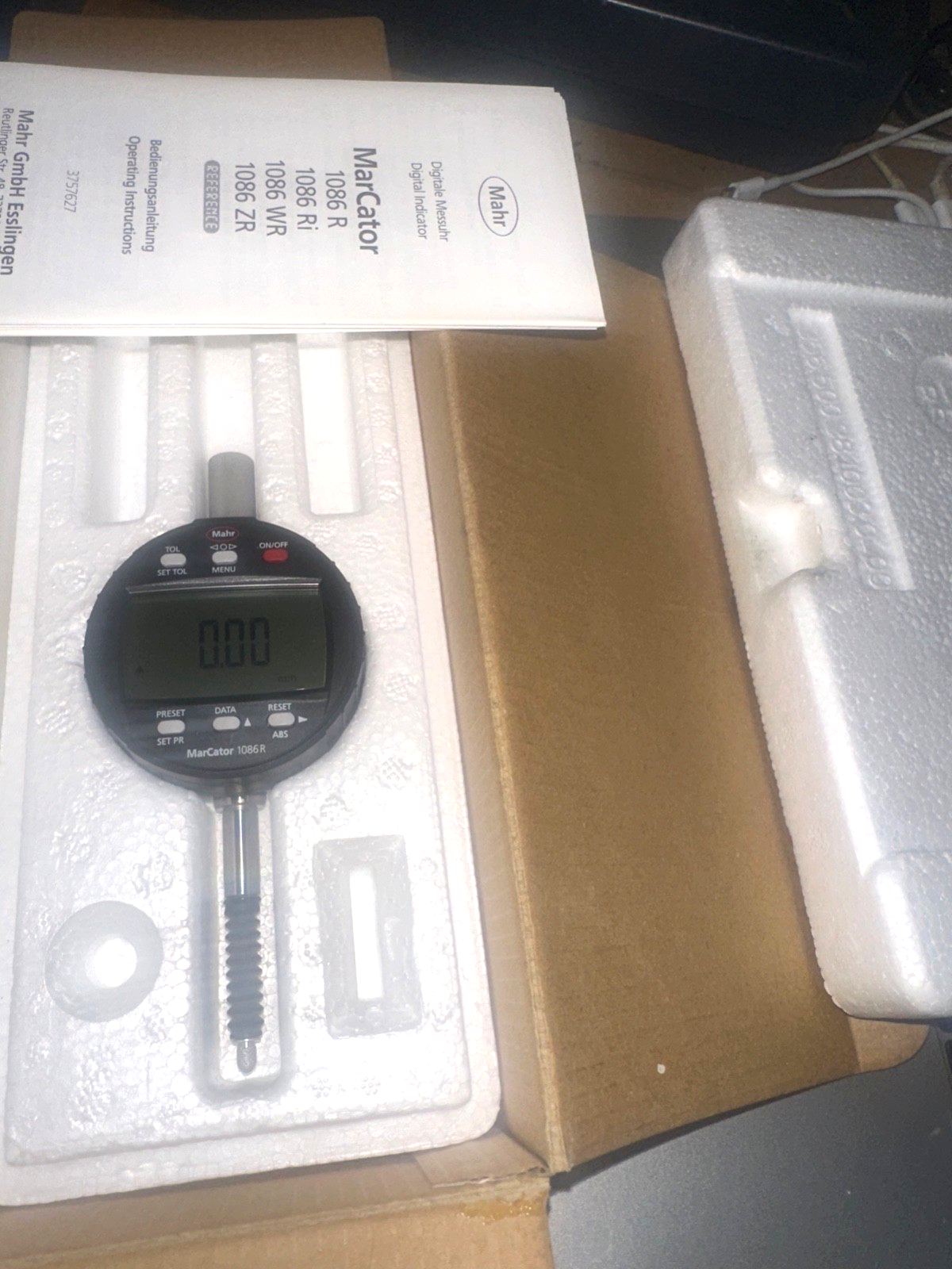 MAHR MARCATOR DIGITAL INDICATOR 1086WR