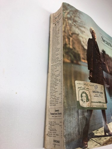 Sears Vintage Catalog 1970 Fall Winter Catalog
