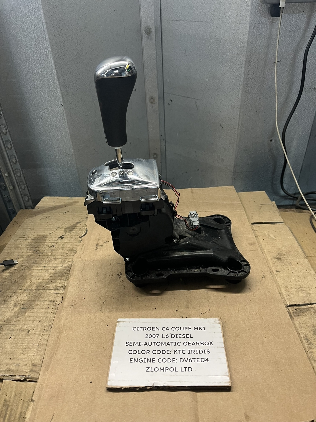 Citroen C4 Coupe MK1 2007 1.6 Diesel Gear Semi Automatic Selector 96816077