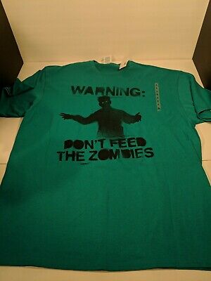 Warning Don T Feed The Zombies Delta Pro weight T-Shirt
