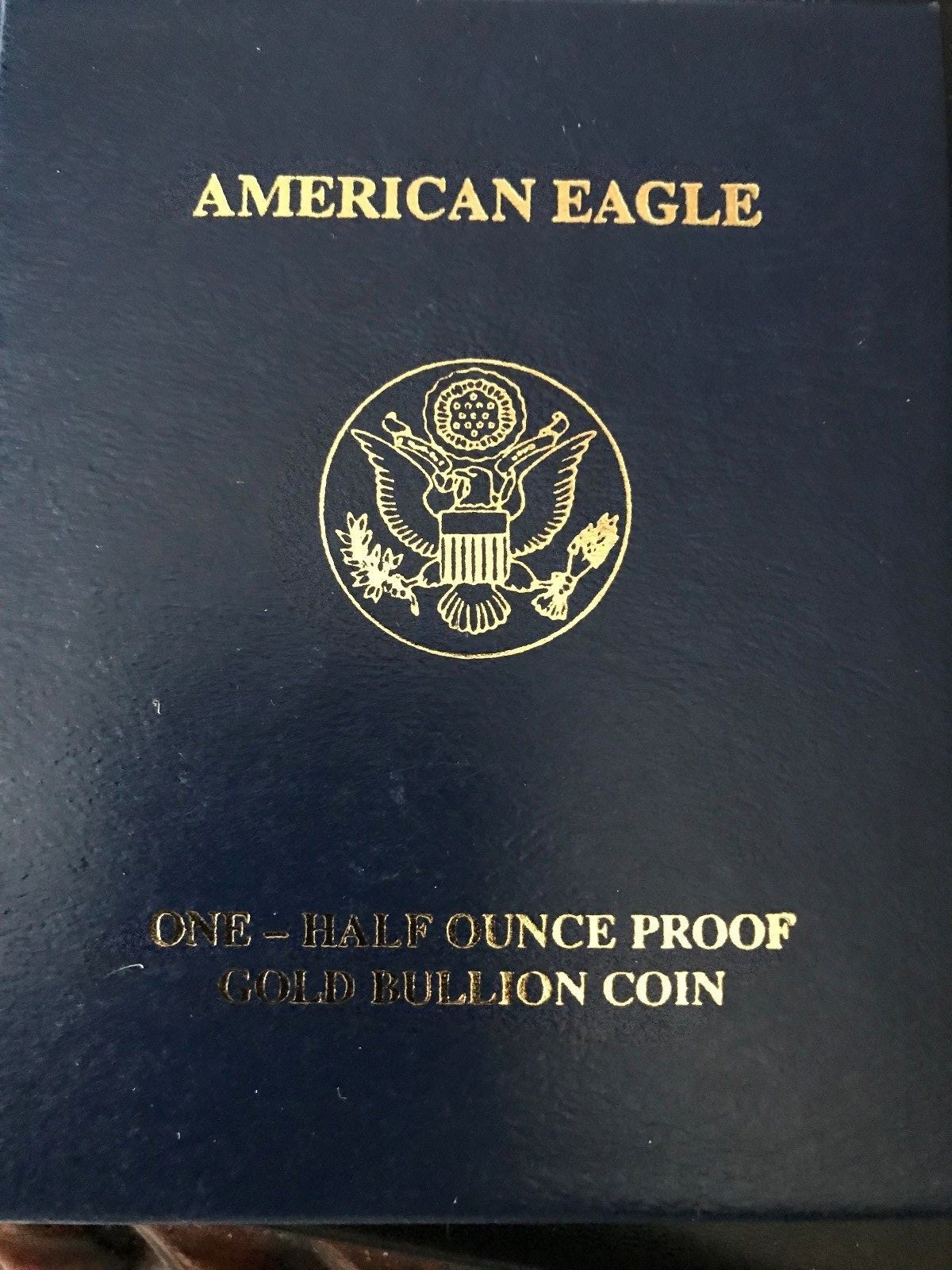 2014-W American Gold Eagle Proof (1/2 oz) $25 in OGP box LOW MINTAGE