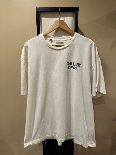 Gallery Dept White Vintage Logo Hollywood SS Tee | eBay Gallery Dept White Vintage Logo Hollywood SS Tee | eBay