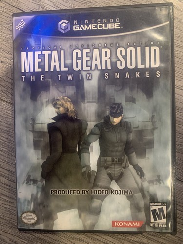 【非売品】 L GEAR SOLID TWIN SNAKES 販促パネル Metal Gear Solid The Twin Snakes GameCube BOX ART POSTER