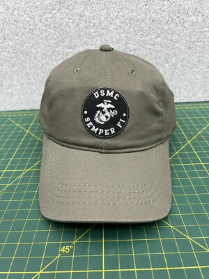 United States Marine Corps USMC Embroidered Logo StrapBack Cap Hat - by The Game