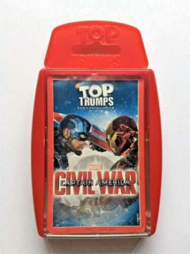 Top Trumps Card Game - "Marvel Captain America Civil War" - NEW