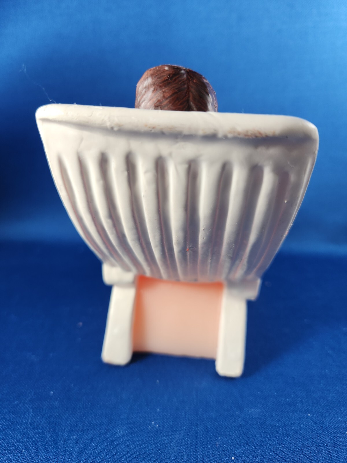 Vintage Candle Man Sunbathing Relaxing Beach Pool