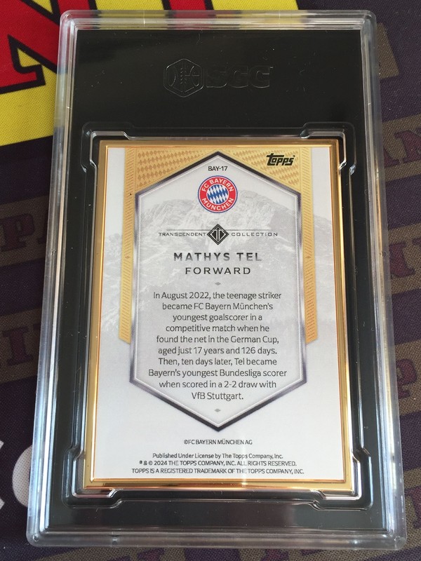 2022-23 Topps Museum Collection UEFA #49 Mathys Tel Copper