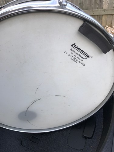 Ludwig Snare Drum With Stand And Case. S Snare DB-300 High Quality