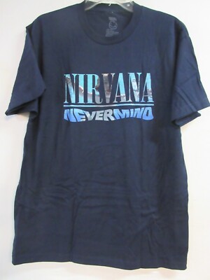 NIRVANA OFFICIAL MERCH 2023 NEVERMIND LIST BAND CONCERT MUSIC T-SHIRT LARGE