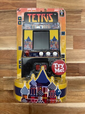 TETRIS Mini Arcade Game Classic Electronic Video Game Retro Basic Fun NIP