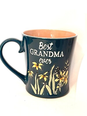 Best Grandma Ever Mug Ceramic Stoneware Spectrum Designz 17oz Coffee Blue Sky