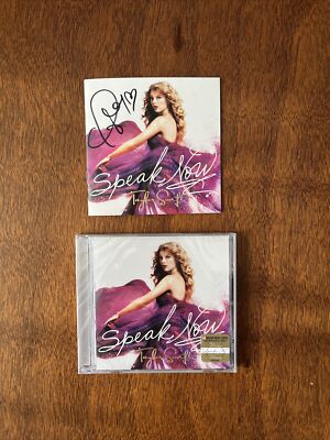 taylor swift speak now CD 直筆サインブックレット taylor swift speak now CD 直筆サインブックレット