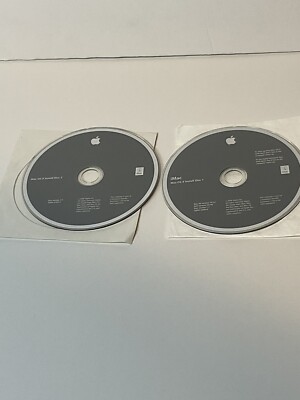 iMac OS X Install Disc 1 & 2 Version 10.5.2 OEM