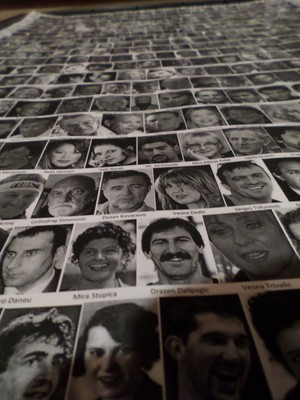 Poster - 430 Najznamenitijih Srba 60x90cm Belgrade Nis Jagodina Banja Luka Putin