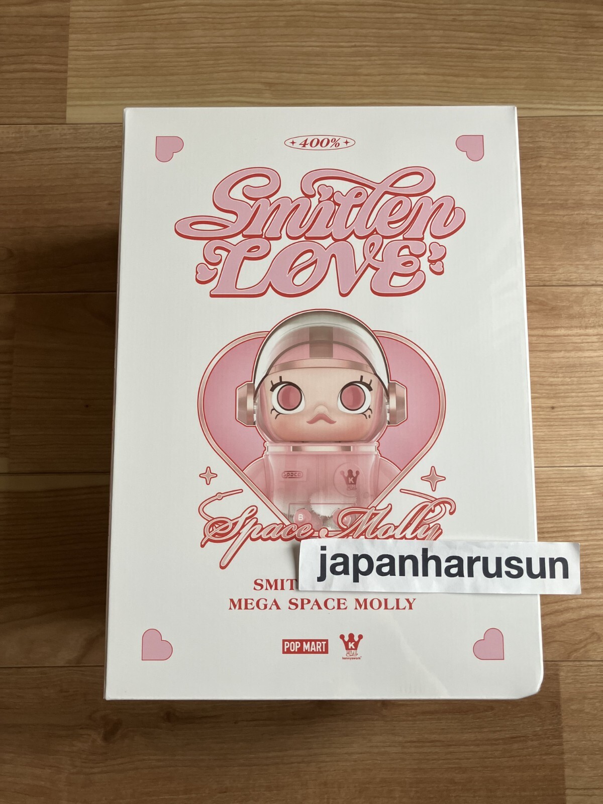 POP MART MEGA Collection SPACE MOLLY 400% SMITTEN LOVE