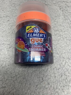 Elmer's Gue Pre Made Slime Cosmic Shimmer Glitter Slime Teal & Purple