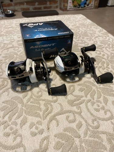 Ardent Apex Grand Baitcaster Lot Of 2- Left Handed 7.3.1 Gear Ratio *Nice*