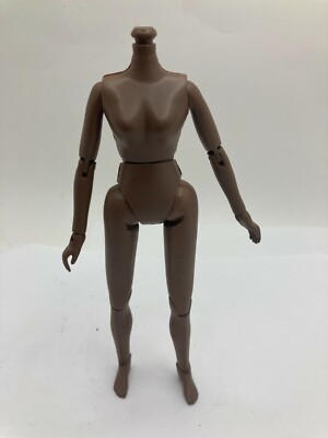 NEW MEGO 8 INCH FEMALE FIGURE BODY AFRICAN BLACK SKIN MINT 1/9 SCALE (N05)