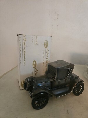 Banthrico 1910 Stanley Steamer Coin Bank w Original Packaging