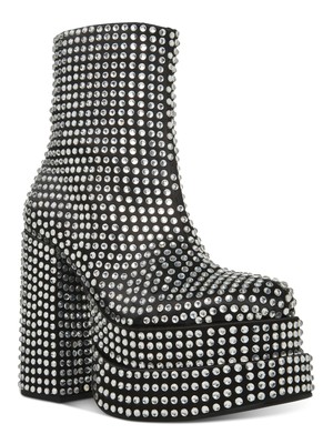 Женские черные ботильоны STEVE MADDEN на платформе 21/2 с узким носком и блочным каблуком 6,5 М