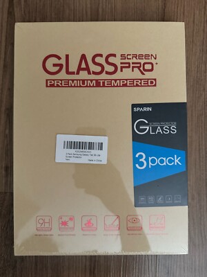 (3 PCS) Screen Protector For Samsung Galaxy Tab S6 Lite 10.4'' Tempered Glass