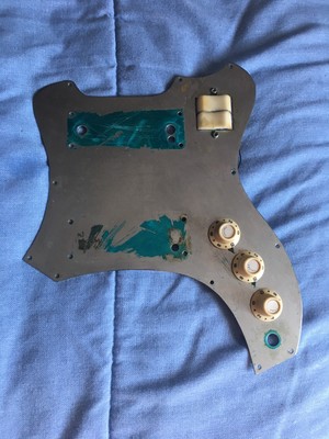 Teisco Vintage 60s Electric Guitar Loaded Pickguard For American Cancer Society