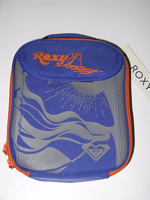 Tote Zippered Blue Orange