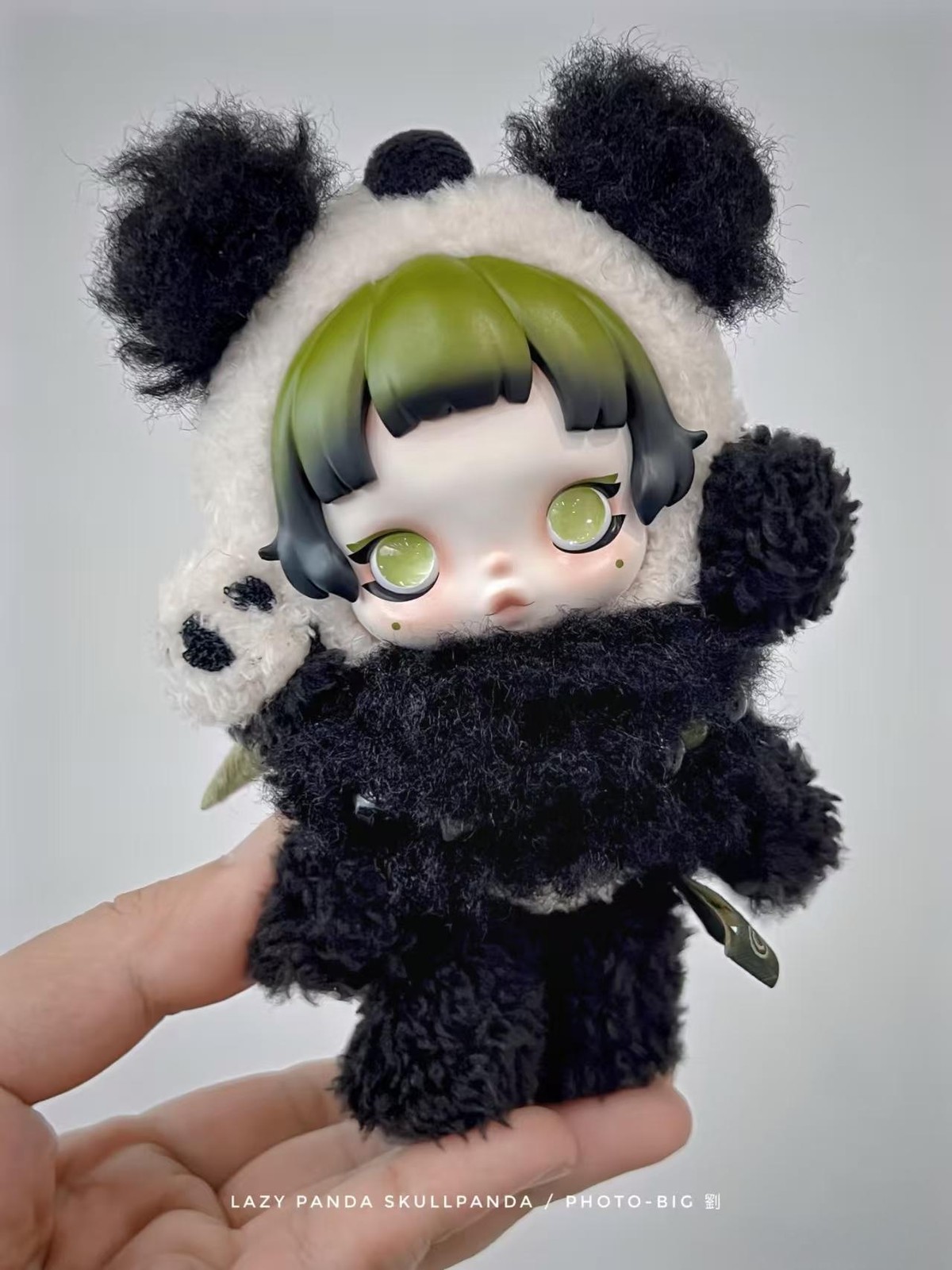 Authentic SKULLPANDA Lazy Panda Plush Doll Pendant, New | eBay