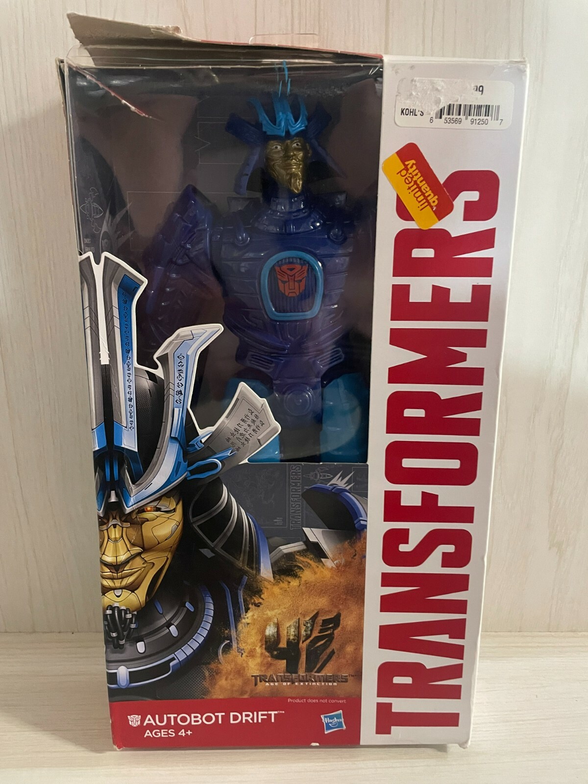 特撮 Transformers Age of Extinction Autobot Drift 12-Inch Figure Transformers Age of Extinction Generations Deluxe Class