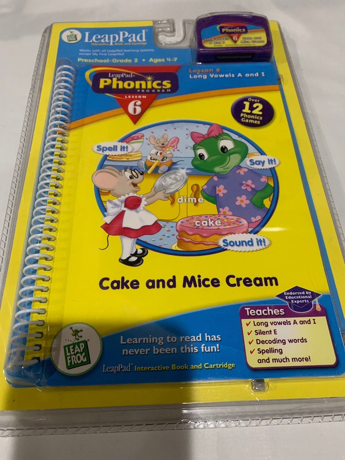 LeapPad Phonics 6 Cake and Mice Cream NEW eBay