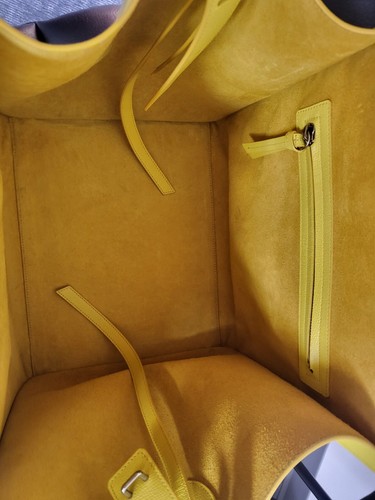 Celine Phantom Bag Yellow Medium Designer Tote Rare
