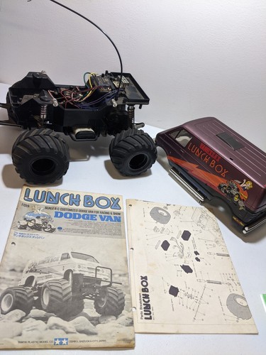 1/12 Rc Lunch Box Dodge Van Tamiya RC vintage 1987 Manual Blue Print  Untested | eBay
