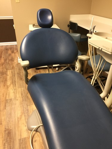 Adec Performer III dental unit W/ doctor's and assistant's stools.