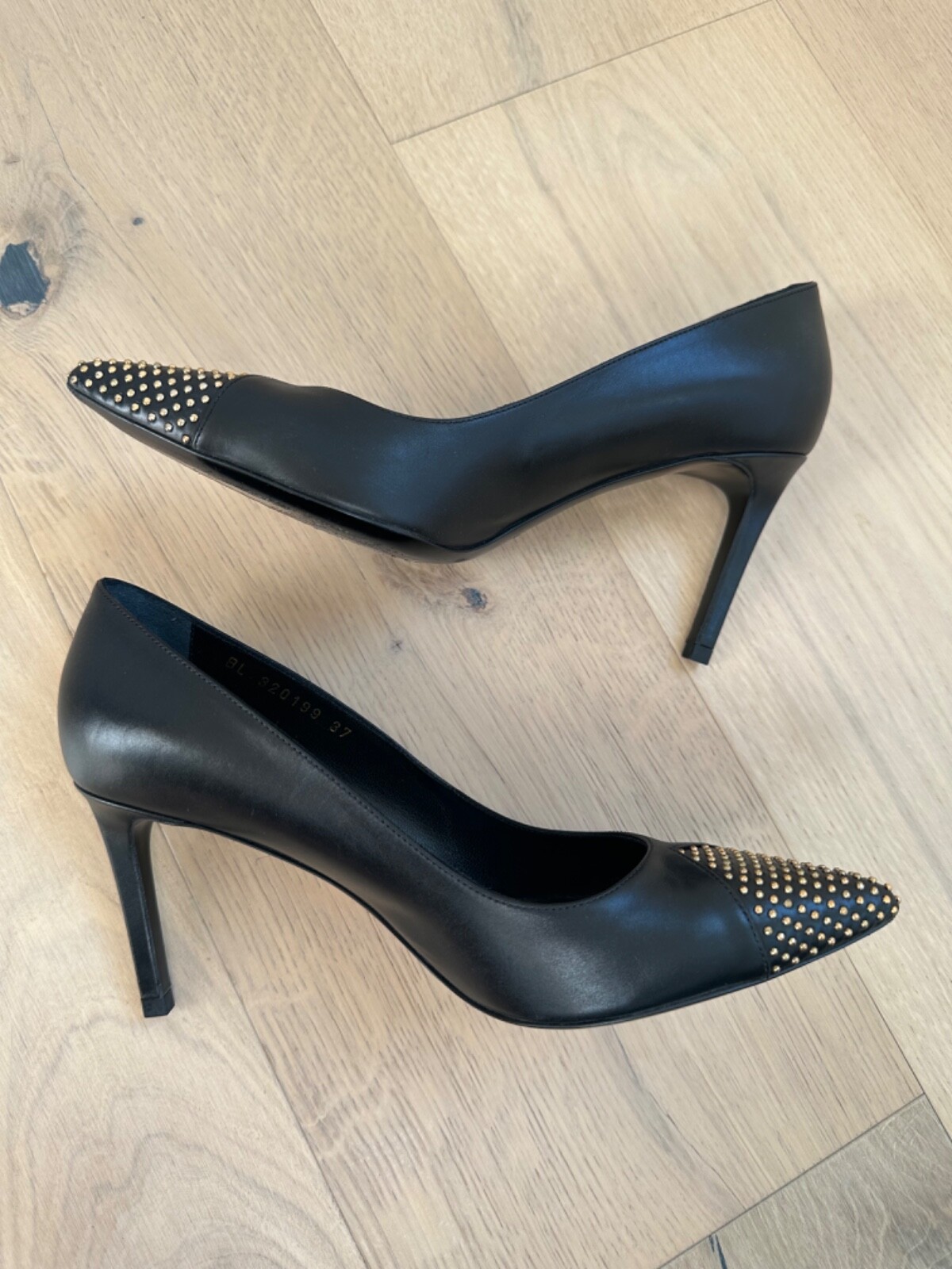 SAINT LAURENT シューズ 37 サンローランパリ レザー レザーシューズ 37 レディース