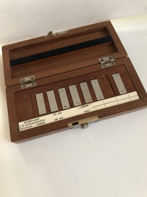 Gauge Blocks - Johansson Gage Blocks