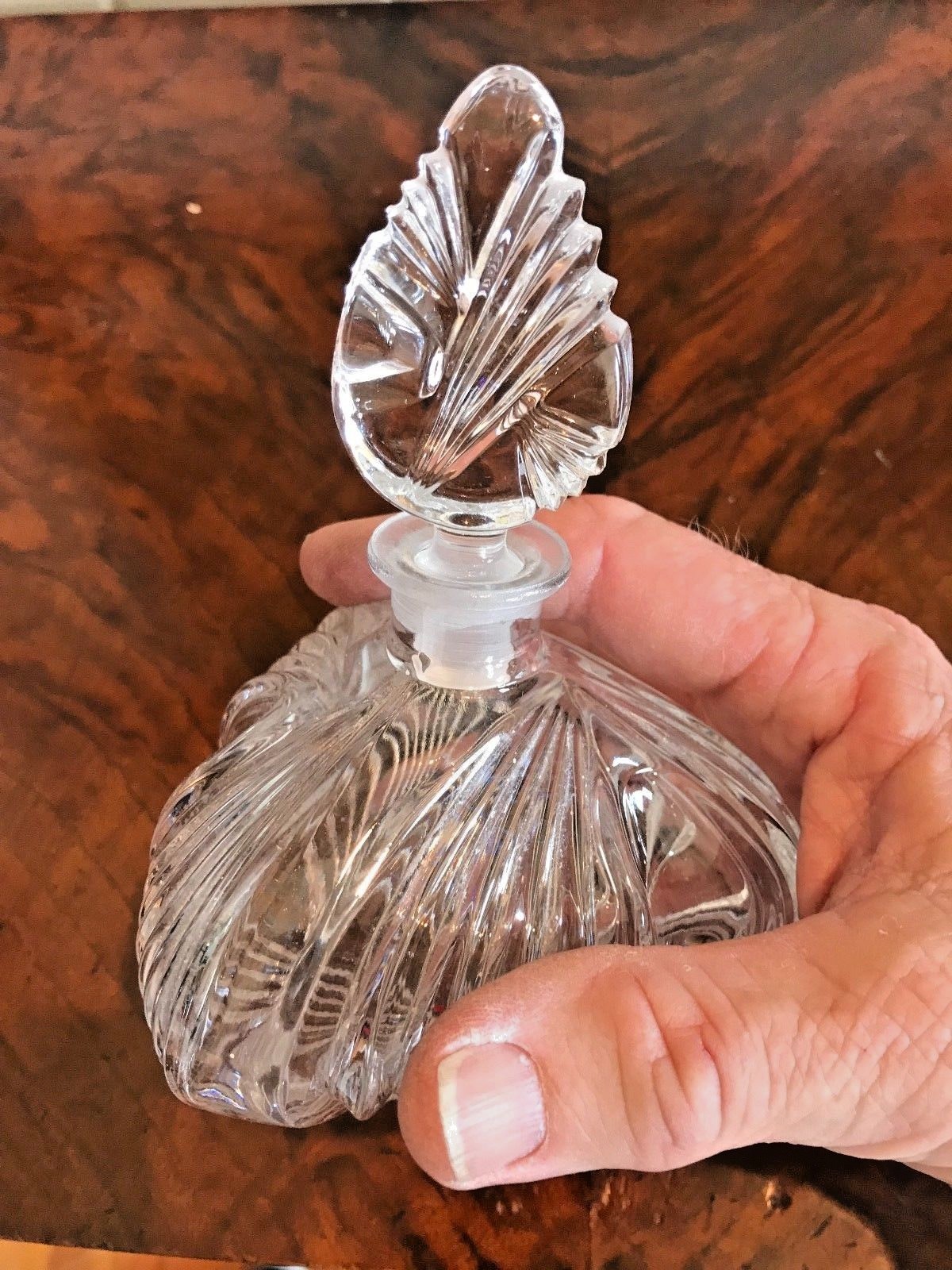 Vintage Dresser Crystal Perfume Bottle
