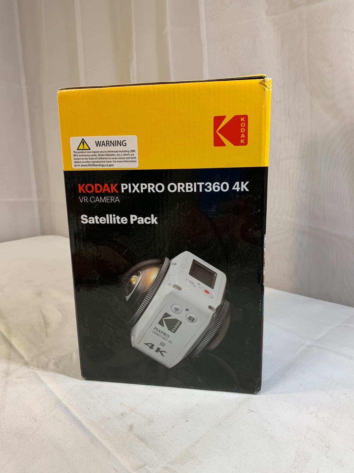 Kodak Pixpro ORBIT360 4K White Optical Zoom VR Camera Satell