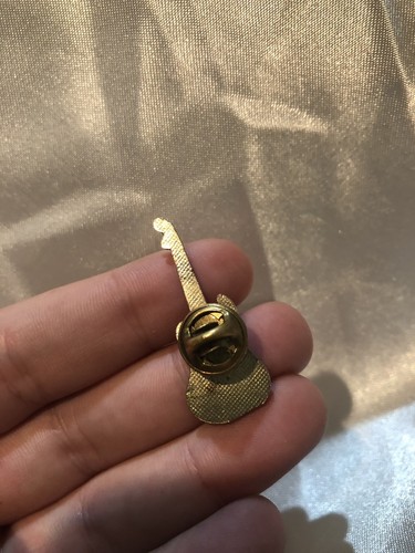 AC/DC 80s Mini Guitar Pin- Enamel On Metal