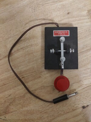 Brown Brothers Model ST CLEAN HAM Amateur Radio Bros Morse Code Keyer Key 