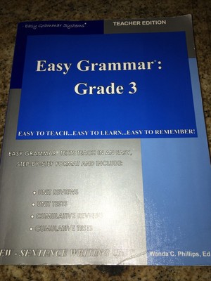 Easy Grammar 3 - Teacher Edition - Paperback By Phillips, Wanda C. - GOOD