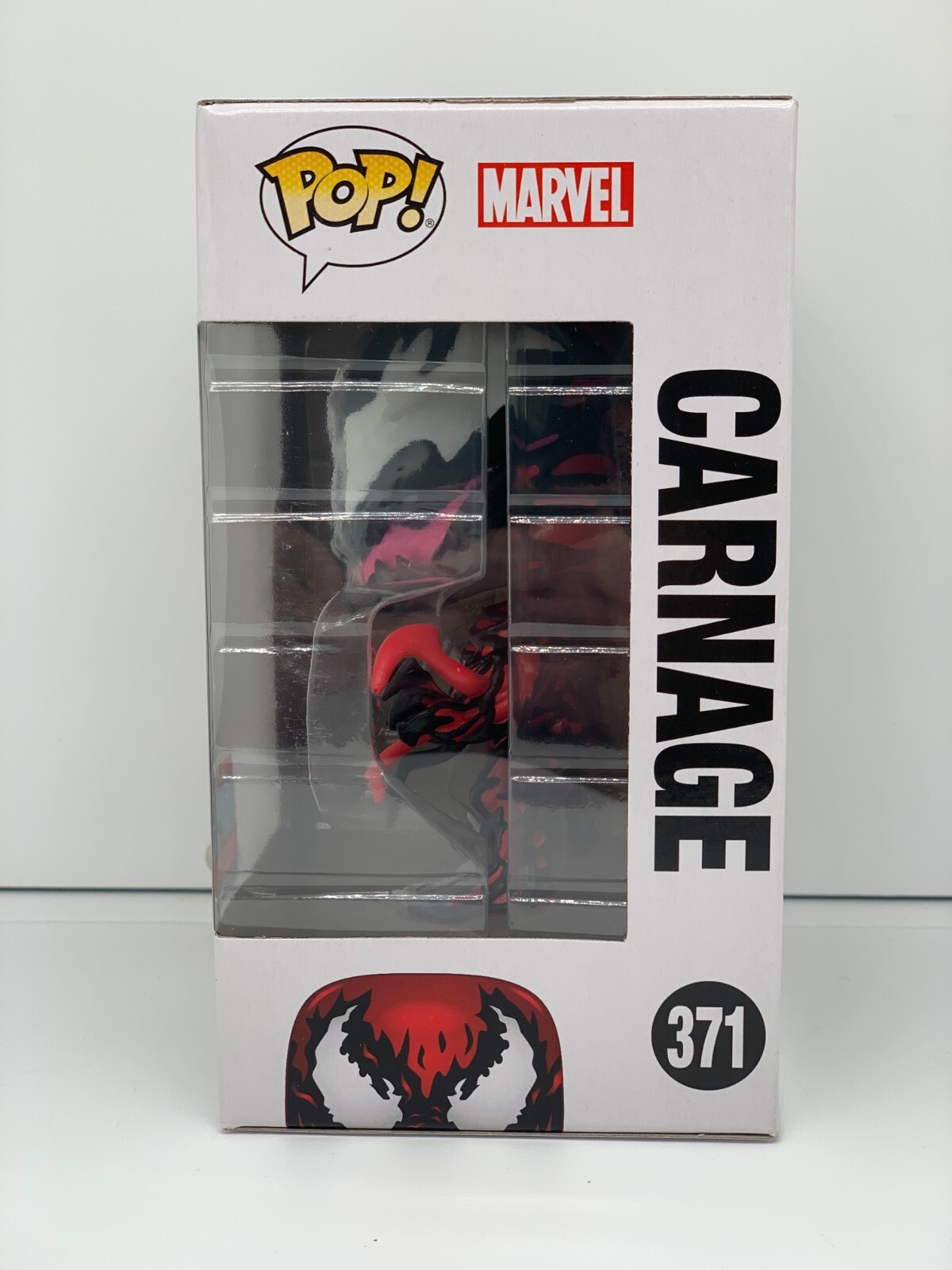 FUNKO POP MARVEL #371 CARNAGE W/ TENDRILS VENOM 2018 NYCC