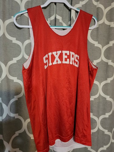 SIXERS リバーシブル Sサイズ Vintage Philadelphia 76ers Sixerd NBA Practice Basketball