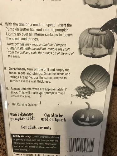 DAKOTA PRODUCTS PUMPKIN GUTTER - NEW